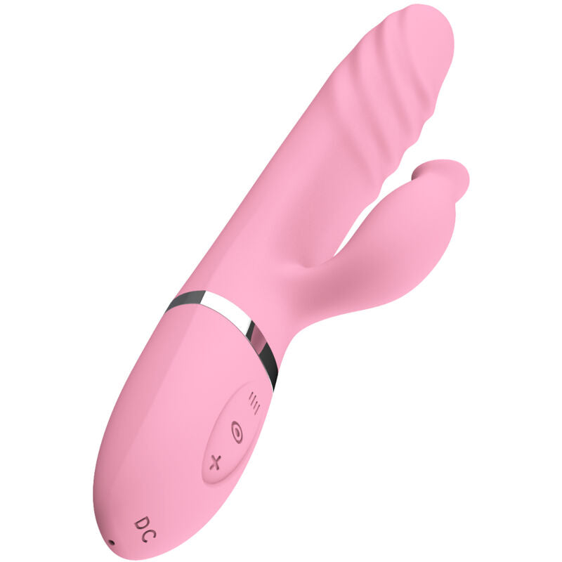 ARMONY - VIBRADOR & THRUSTING COM LÍNGUA EFEITO CALOR ROSA