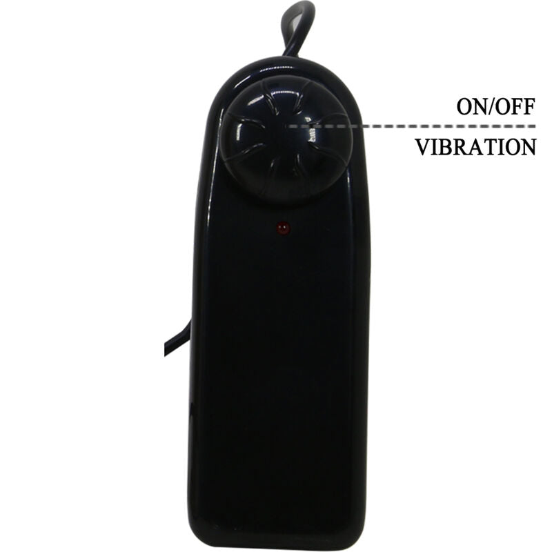 PRETTY LOVE - STARKS HARNESS BRIEFS MULTI-SPEED VIBRATING DILDO 17.5 CM MULATTO