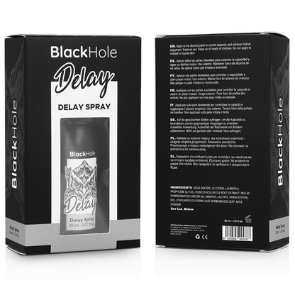 BLACK HOLE - SPRAY RETARDANT STUDY FORTE 30 ML