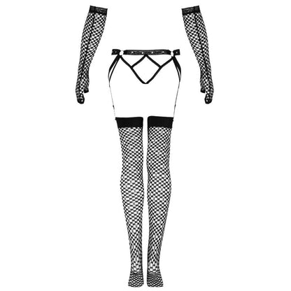 LIVCO CORSETTI FASHION - NEMALIA SET LIGUERO + MEDIAS + GUANTES