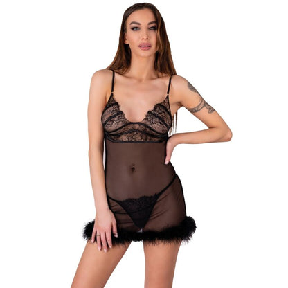 LIVCO CORSETTI FASHION - ZERUNAM SET BABYDOLL + TANGA