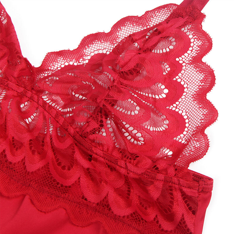 SUBBLIME - BABYDOLL SATINADO CON ENCAJE