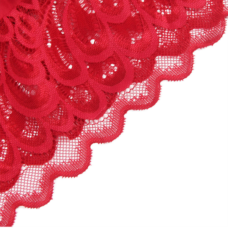 SUBBLIME - SATIN BABYDOLL WITH RED LACE L/XL