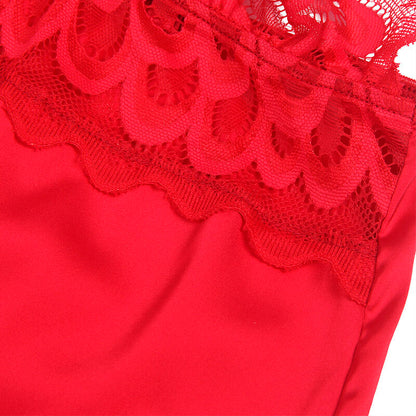 SUBBLIME - BABYDOLL SATINADO CON ENCAJE