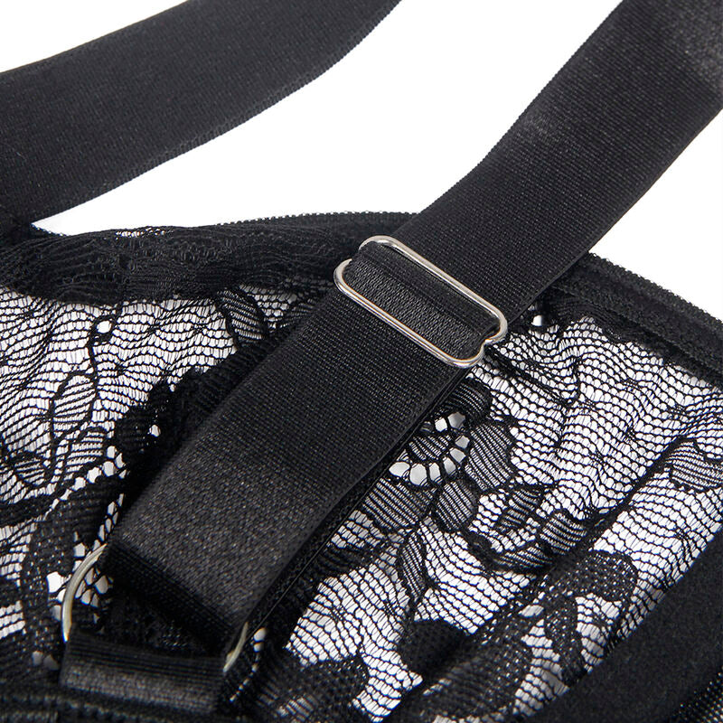 SUBBLIME - TEDDY CON LIGA DETALLE ENCAJES Y TIRAS