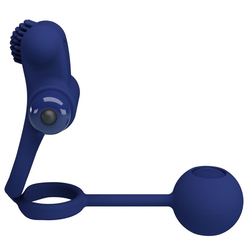 Pretty Love - Remington Double Vibrator Ring com plugue azul