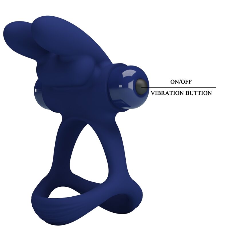 Pretty Love - Francisco Double Ringer Rabbit Blue Ring