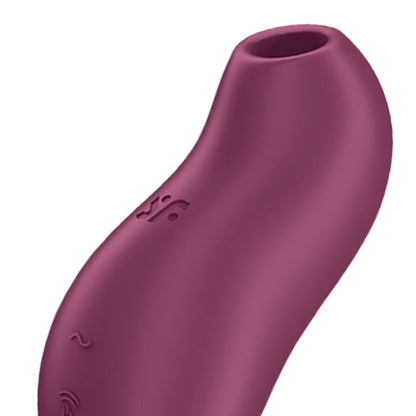 SATISFYER - POCKET PRO 1 CLITORAL STIMULATOR MAROON