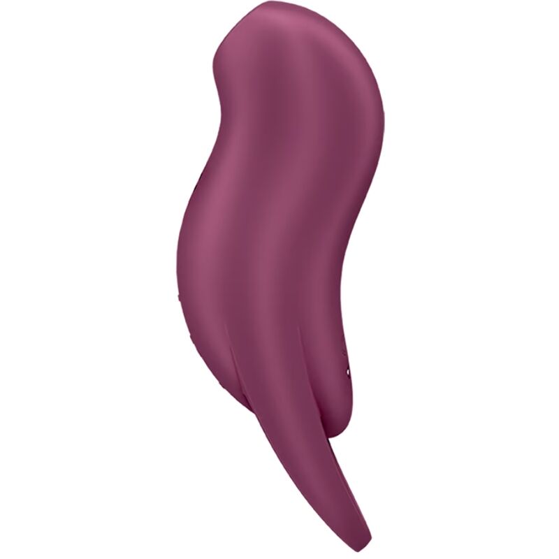 SATISFYER - POCKET PRO 1 CLITORAL STIMULATOR MAROON