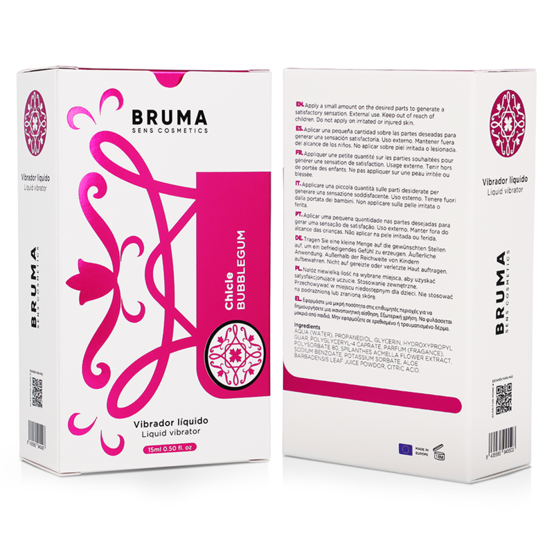 BRUMA - VIBRADOR LÍQUIDO PASTILHA ELÁSTICA