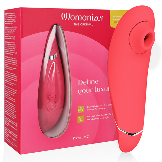 WOMANIZER - PREMIUM 2 ESTIMULADOR DE CLITÓRIS FRAMBOESA