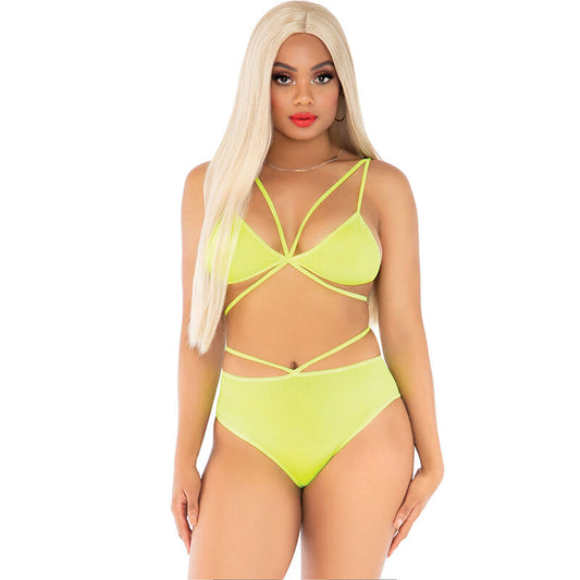 LEG AVENUE - TOP & BRAGAS CON TIRANTES