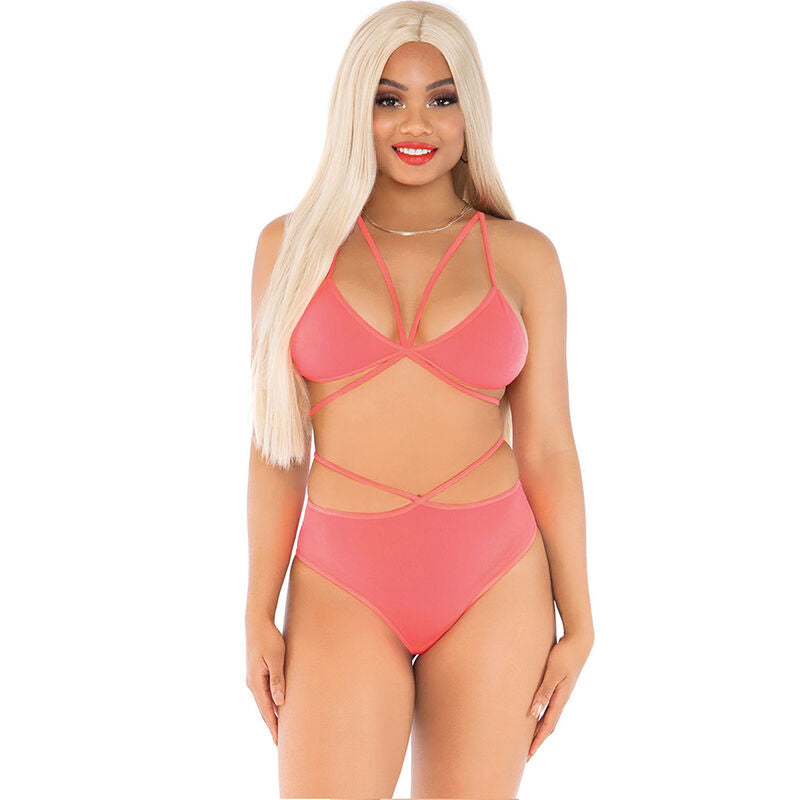 LEG AVENUE - TOP & BRAGAS CON TIRANTES