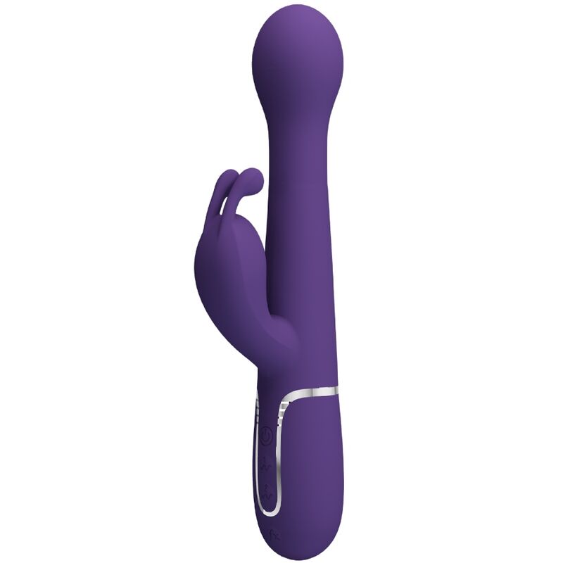 PRETTY LOVE - DEJON RABBIT 3 IN 1 MULTIFUNCTION VIBRATOR PURPLE
