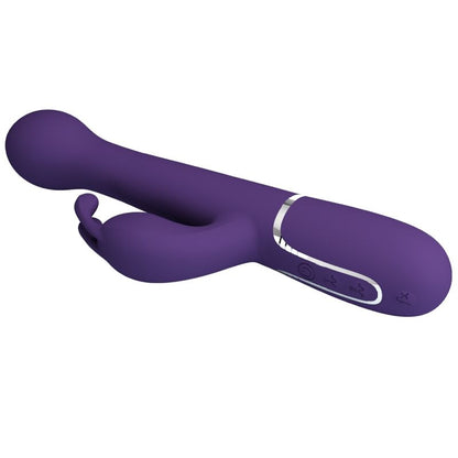 PRETTY LOVE - DEJON RABBIT 3 IN 1 MULTIFUNCTION VIBRATOR PURPLE