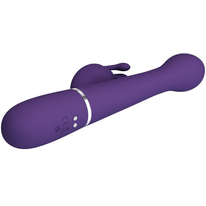 PRETTY LOVE - DEJON RABBIT 3 IN 1 MULTIFUNCTION VIBRATOR PURPLE