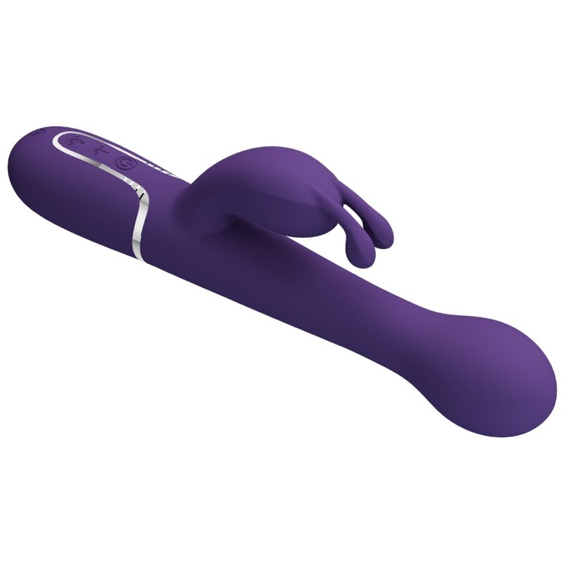 PRETTY LOVE - DEJON RABBIT 3 IN 1 MULTIFUNCTION VIBRATOR PURPLE