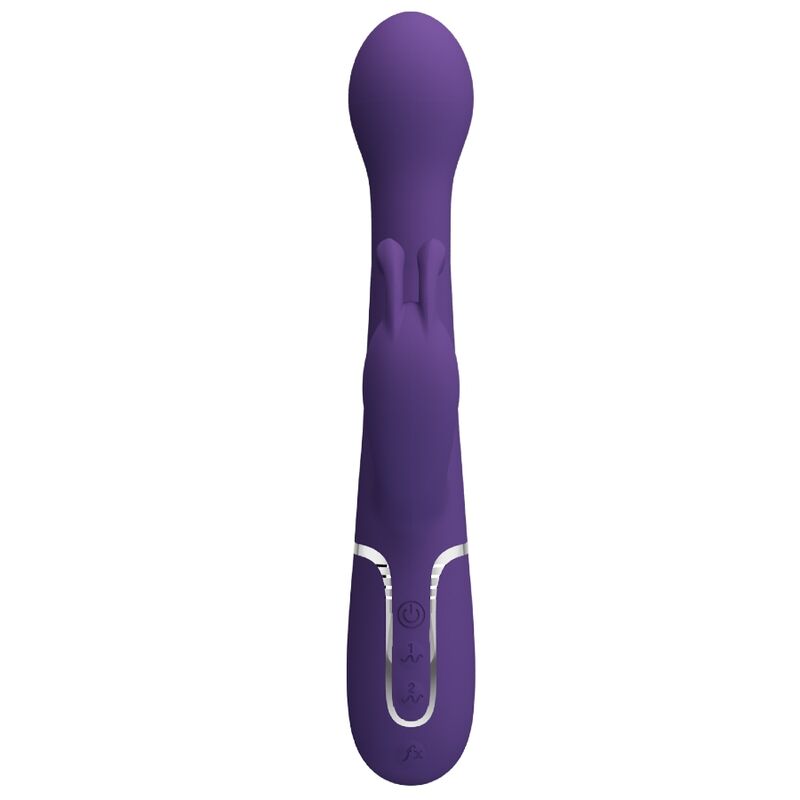 PRETTY LOVE - DEJON RABBIT 3 IN 1 MULTIFUNCTION VIBRATOR PURPLE