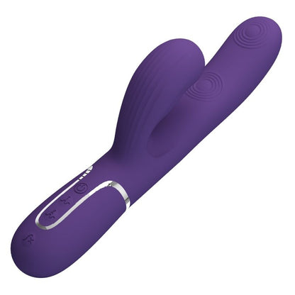 PRETTY LOVE - PERLITA 3-IN-1 MULTIFUNCTION G-SPOT VIBRATOR, PURPLE