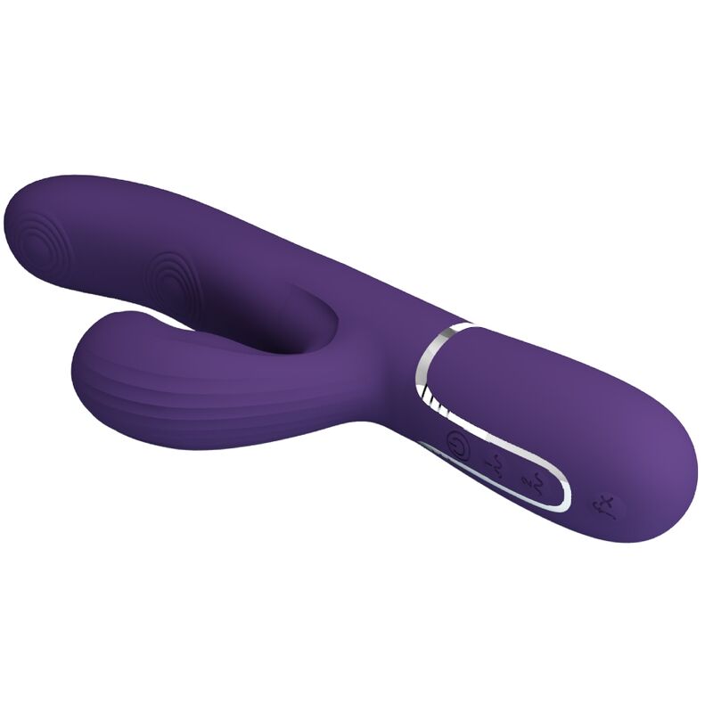 PRETTY LOVE - PERLITA 3-IN-1 MULTIFUNCTION G-SPOT VIBRATOR, PURPLE