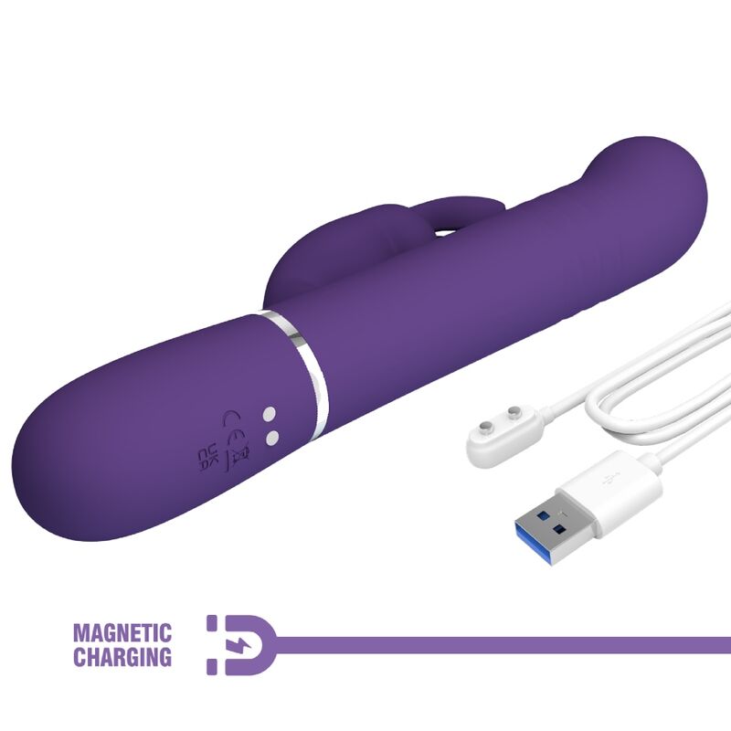 PRETTY LOVE - COALE RABBIT 4 IN 1 VIBRATOR PURPLE