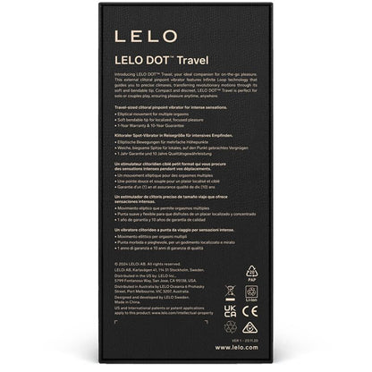 LELO - DOT TRAVEL PURPLE CLITORAL STIMULATOR