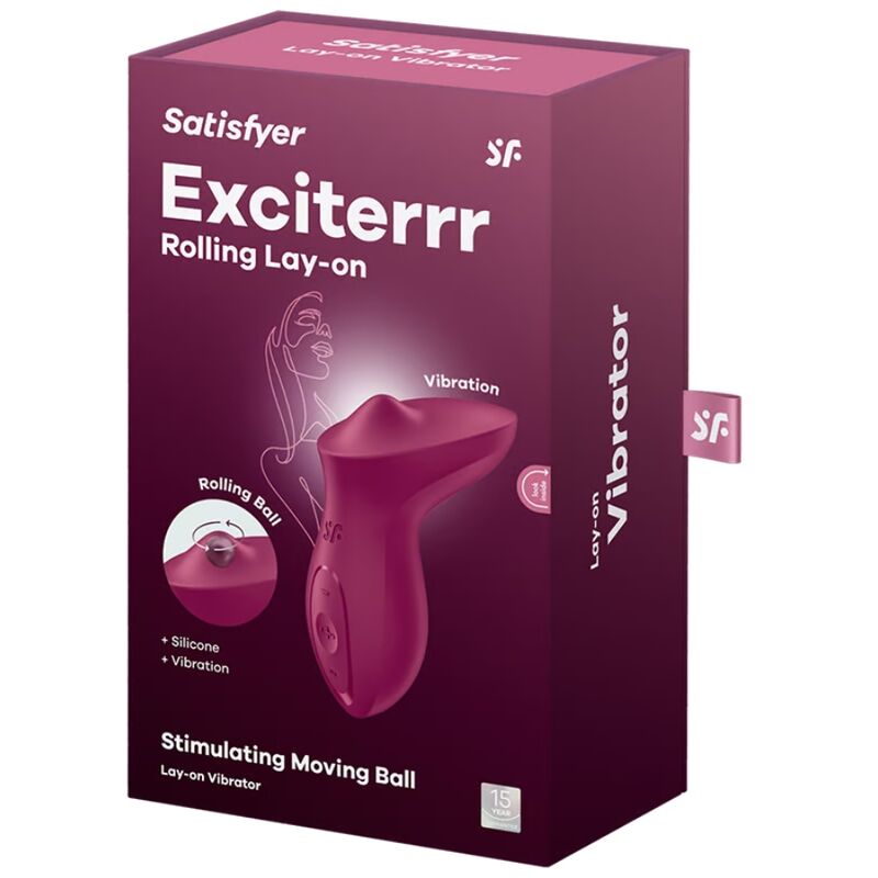 SATISFYER - EXCITERRR VIBRADOR LAY-ON CLITÓRIS FUCHSIA