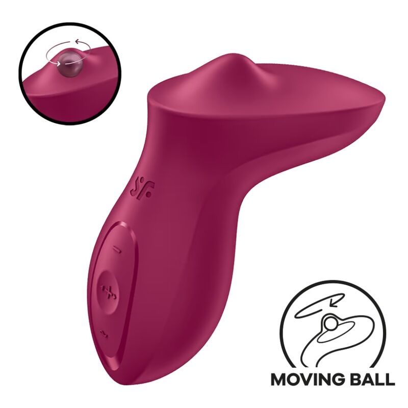 SATISFYER - EXCITERRR LAY-ON CLITORAL VIBRATOR FUCHSIA