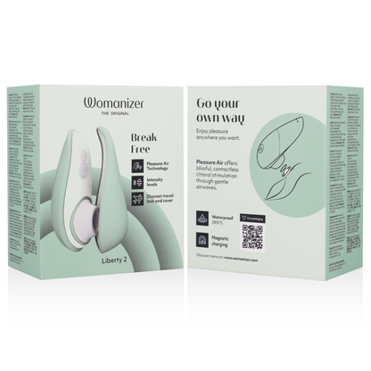 WOMANIZER - LIBERTY 2 ESTIMULADOR & SUCCIONADOR CLÍTORIS CLARO