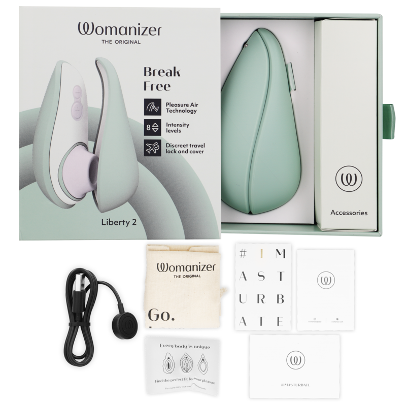 WOMANIZER - LIBERTY 2 ESTIMULADOR & SUCCIONADOR CLÍTORIS CLARO