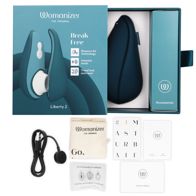 WOMANIZER - LIBERTY 2 ESTIMULADOR & SUCCIONADOR CLÍTORIS CLARO