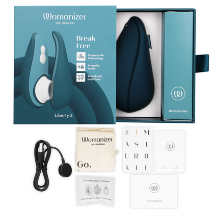 WOMANIZER - LIBERTY 2 ESTIMULADOR & SUCCIONADOR CLÍTORIS CLARO