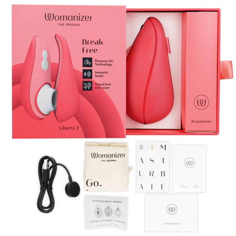 WOMANIZER - LIBERTY 2 ESTIMULADOR & SUCCIONADOR CLÍTORIS CLARO