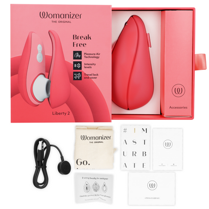WOMANIZER - LIBERTY 2 ESTIMULADOR & SUCCIONADOR CLÍTORIS CLARO