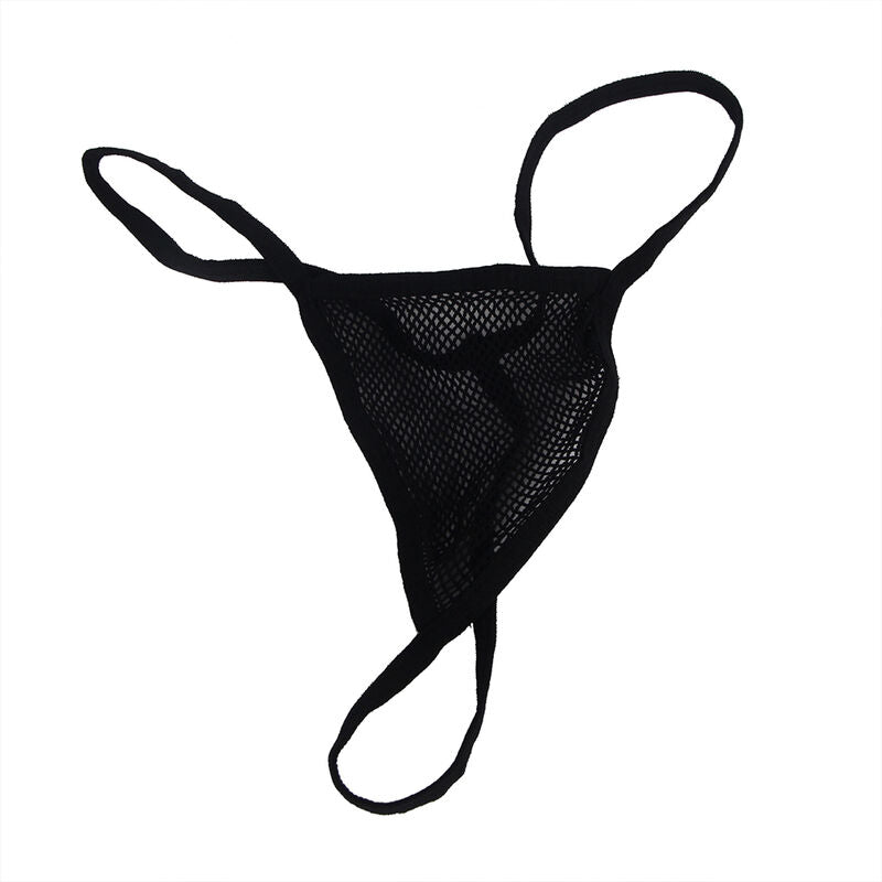 SUBBLIME - 952174 MESH BODYSTOCKING WITH GLOVES AND DIAMONDS BLACK ONE SIZE