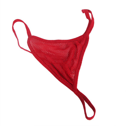 SUBBLIME - 952181 MESH BODYSTOCKING WITH GLOVES AND DIAMONDS RED ONE SIZE