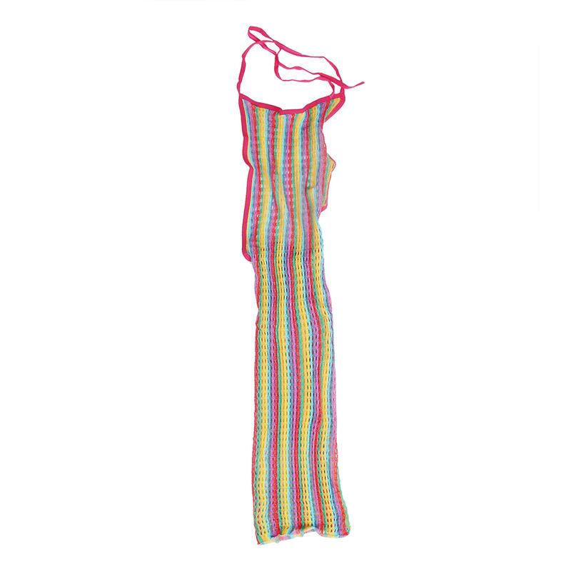 SUBBLIME - 952341 RAINBOW MESH DRESS ONE SIZE