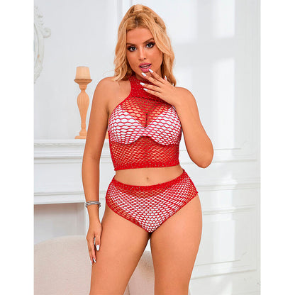 SUBBLIME - 952402 RED RHINESTONE MESH SET ONE SIZE
