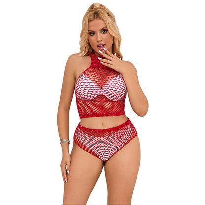 SUBBLIME - 952402 RED RHINESTONE MESH SET ONE SIZE