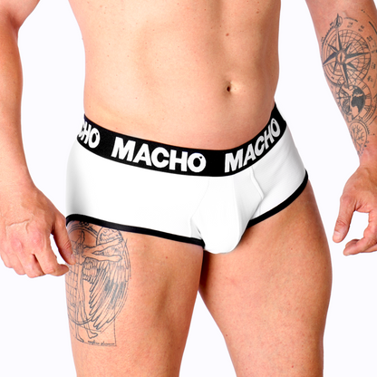 MACHO - MS30BL WHITE SLIP L