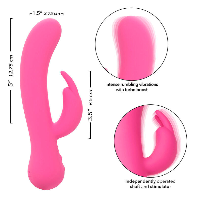 CALEXOTICS - FIRST TIME RECHARGEABLE RABBIT VIBRATOR PINK