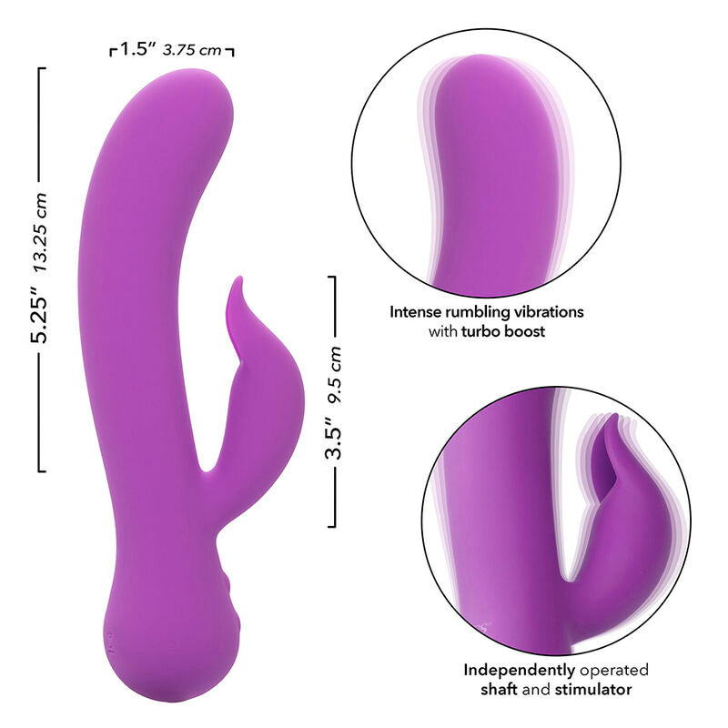 CALEXOTICS - FIRST TIME RECHARGEABLE COMPLIANT VIBRATOR PURPLE