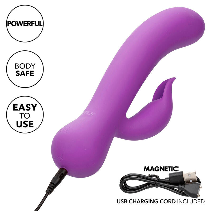 CALEXOTICS - FIRST TIME RECHARGEABLE COMPLIANT VIBRATOR PURPLE