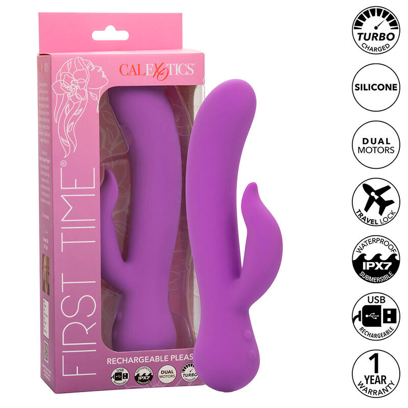 CALEXOTICS - FIRST TIME RECHARGEABLE COMPLIANT VIBRATOR PURPLE
