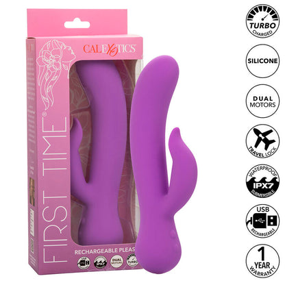 CALEXOTICS - FIRST-TIME RECHARGEABLE COMPLIANT VIBRATOR PURPLE