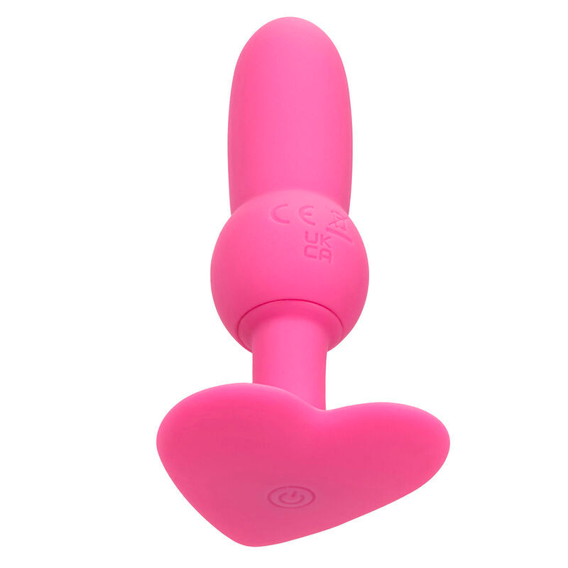 CALEXOTICS - FIRST TIME ANAL PLUG WITH BEADS 10 VIBRATIONS PINK