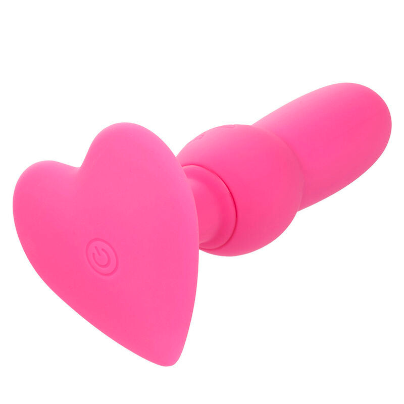 CALEXOTICS - FIRST TIME ANAL PLUG WITH BEADS 10 VIBRATIONS PINK