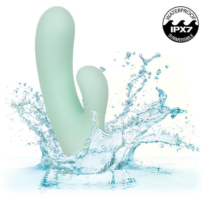 CALEXOTICS - PACIFICA FIJI G-SPOT VIBRATOR AND STIMULATOR 10 VIBRATIONS AQUA