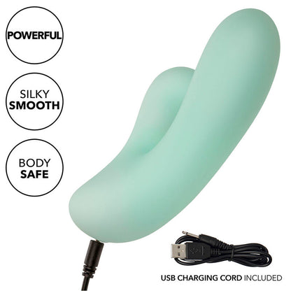 CALEXOTICS - PACIFICA FIJI G-SPOT VIBRATOR AND STIMULATOR 10 VIBRATIONS AQUA