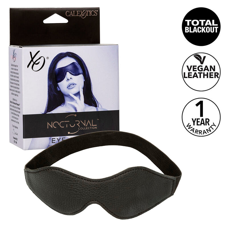 CALEXOTICS - NIGHT MASK BLACK LEATHER